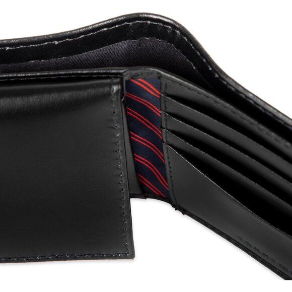 Men's Black Ranger Classic Bifold Wallet with ID Window and Multiple Card Slots - Picture 7 of 9